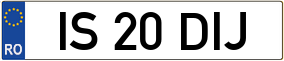 Truck License Plate